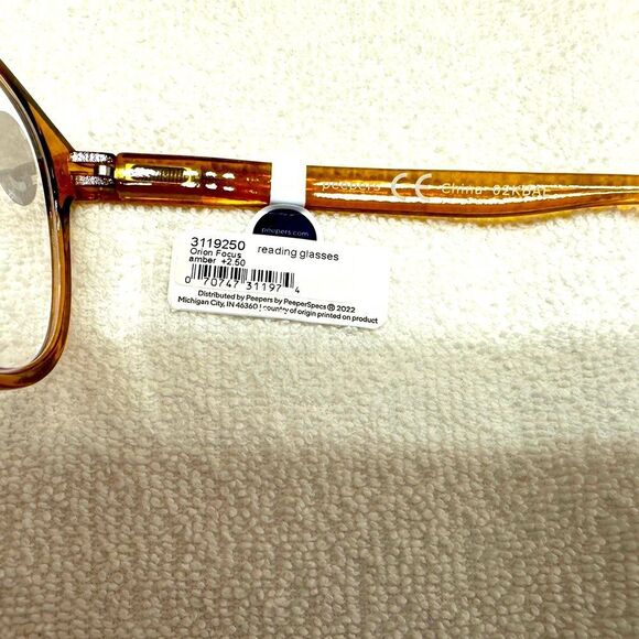 Peepers Orion Amber Readers Blue Light Blocking Reading Glasses 2.50 • NEW • main image 12